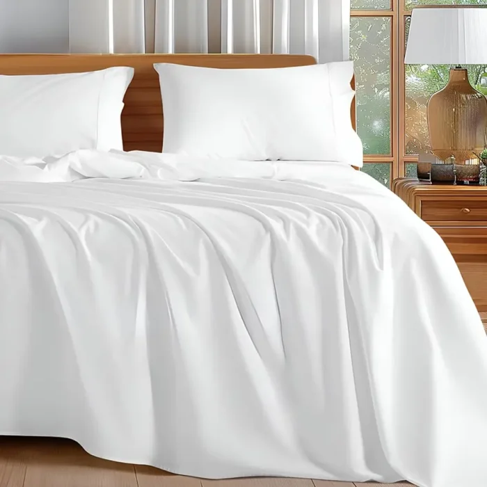 white fitted sheets - image 3