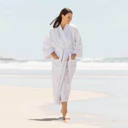 Kimono Waffle Bathrobe