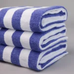 Leisure Pool Towel - Cobalt & White - Image 3