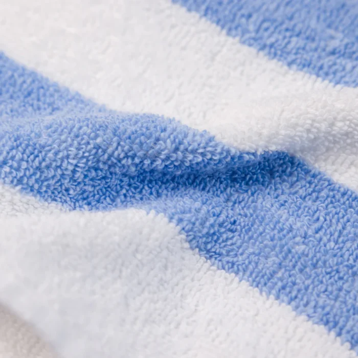 leisure pool towel - sky & white - image 2